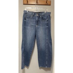 Free Assembly Barrel Leg Pants Denim Women's Size 10 34 X 25